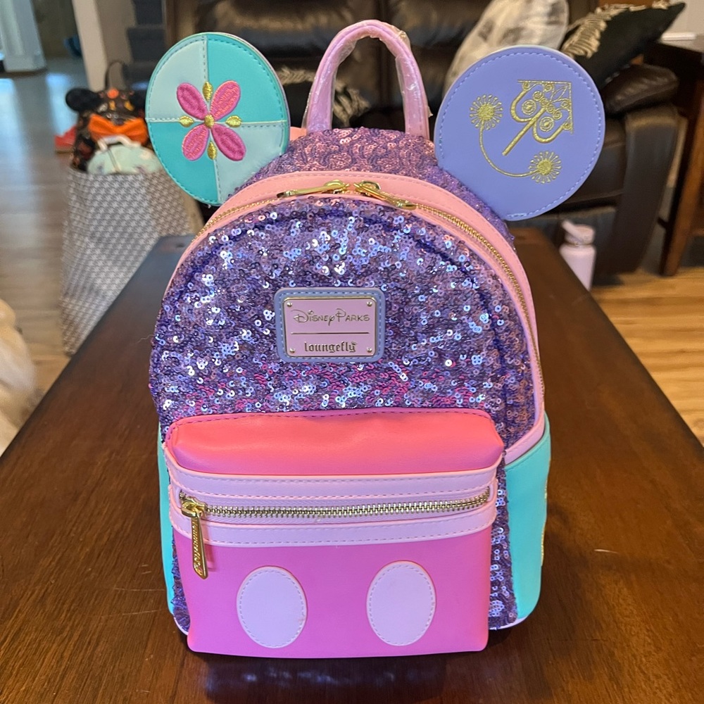 Disney loungefly Small World backpack